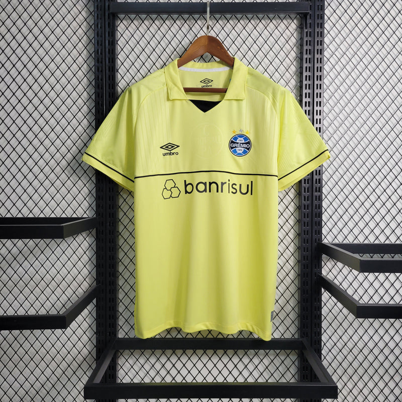 Camisa Grêmio Goleiro 23/24 - Adidas Torcedor Masculina - Amarela