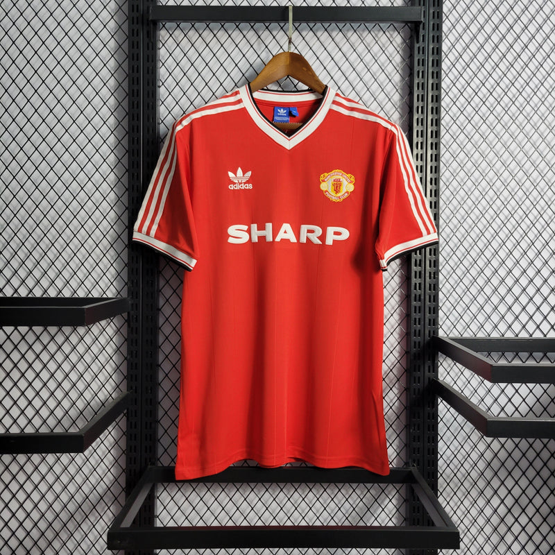 Camisa Manchester United Titular 1984 - Versão Retro