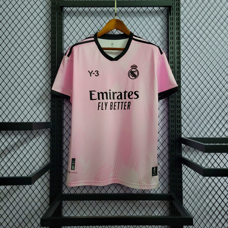 Camisa Real Madrid Edição Especial Y3 Rosa 22/23 - Versão Torcedor