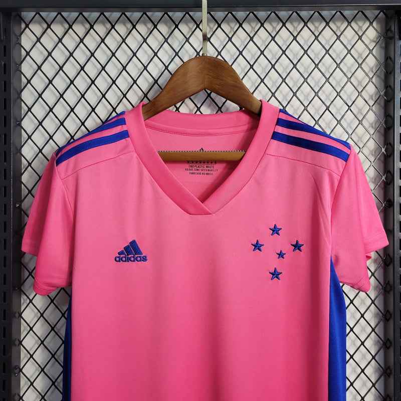 Camisa Cruzeiro Edição Especial Rosa 22/23 - Versão Feminina