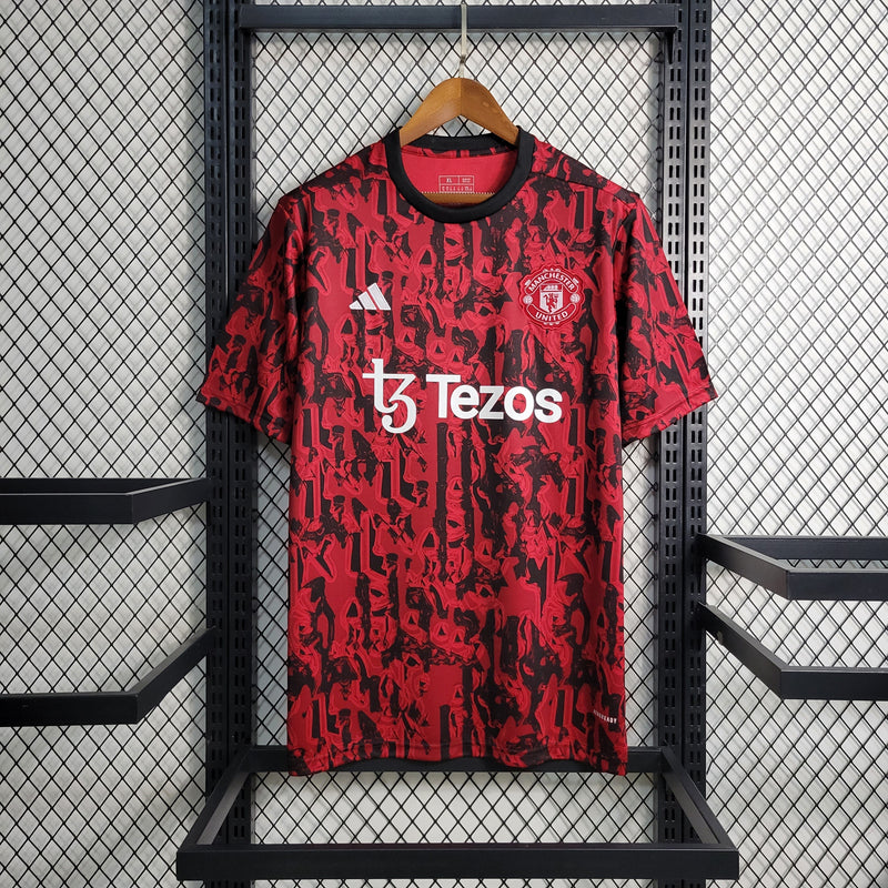 Camisa Manchester United Treino 23/24 - adidas Torcedor Masculina - Lançamento